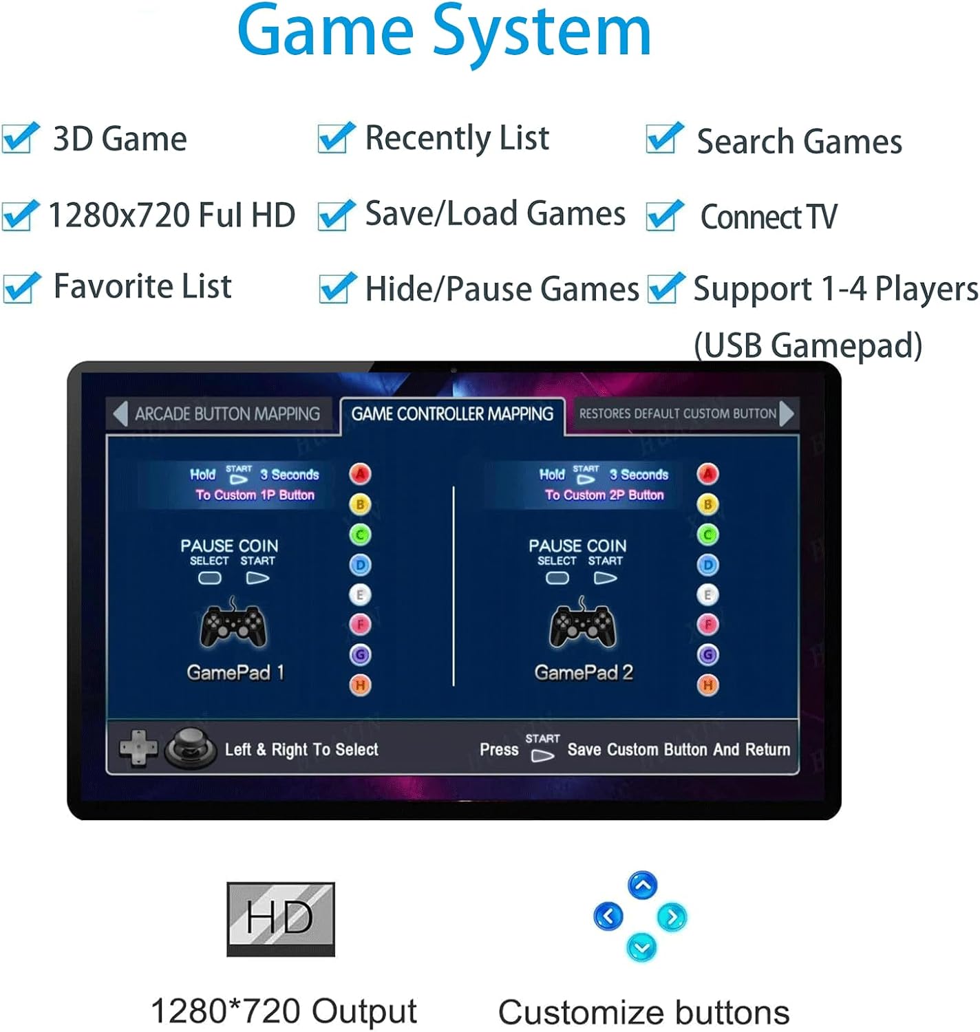 Portable joystick game console