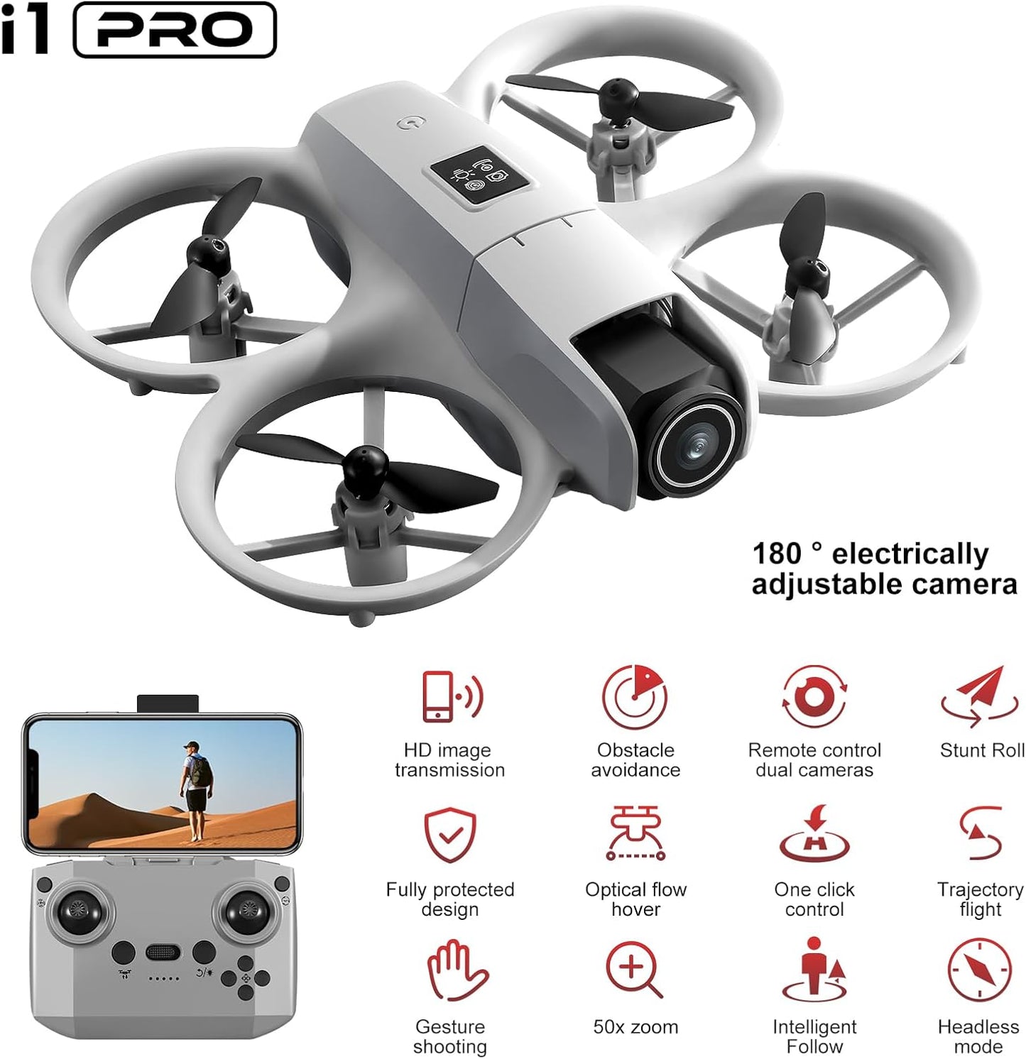 Drone with HD Camera for Adults
